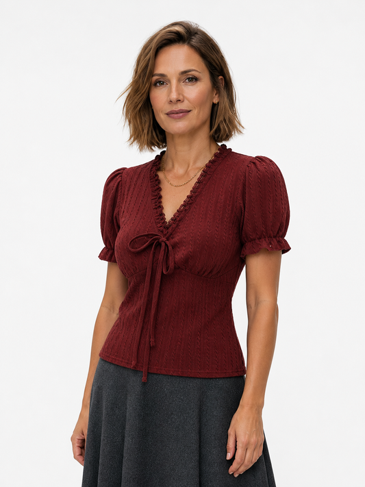 VICTORIA | CAMISETA VINO