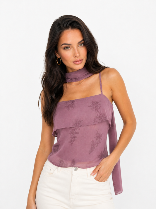 ELENA | VIOLET TOP